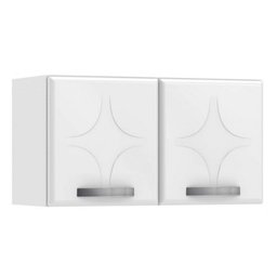 Armário Aéreo de Cozinha em Aço Rubi 2 Portas Branco - Telasul - 1 Armário Aéreo de Cozinha em Aço Rubi 2 Portas Branco - Telasul - 1