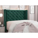 Ver imagem 2 de Cabeceira Cama Box King 195 Cm Vicenza Veludo S04 - D'Rossi Verde