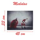 Ver imagem 2 de Jogo Americano Estampa Natalina Papai Noel 6 Peças