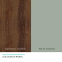 Ver imagem 2 de Mesa de Cabeceira Direito 1 Porta 2 Gavetas Prime Plus Luciane Móveis