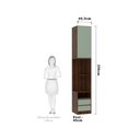 Ver imagem 3 de Mesa de Cabeceira Direito 1 Porta 2 Gavetas Prime Plus Luciane Móveis