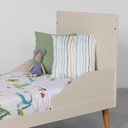 Ver imagem 4 de Berço Mini Cama Noah com Pés Retrô Mel - Areia e Savana Abra Cadabra