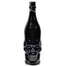 Garrafa Caveira De Vidro Preta 900 ml - 1