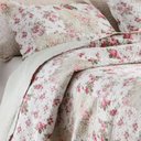 Ver imagem 2 de Kit Cobre Leito Colcha Mix King Estampado Dupla Face Floral 3 Peças - Isabela