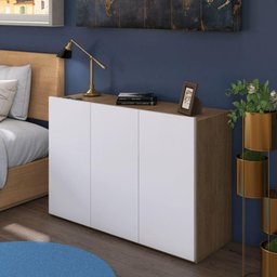 Buffet Aparador Encanto 3 Portas Cor Mel - 2