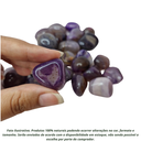 Ver imagem 3 de Pedra Ágata Roxa 2 a 4 Cm Rolada 500g Natural