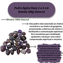Ver imagem 4 de Pedra Ágata Roxa 2 a 4 Cm Rolada 500g Natural