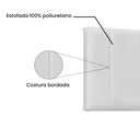 Ver imagem 4 de Cabeceira Painel Queen 1,60m Ravenna Corano Branco - Pallazio