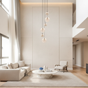 Ver imagem 6 de Lustre Pendente para Sala Pé Direito Alto 5m Mbm - Branco