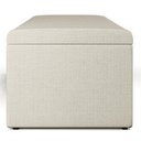 Ver imagem 4 de Calçadeira Recamier Baú para Cama de Casal King Dália 195x50 Cm W01 Linho Champagne - Lyam