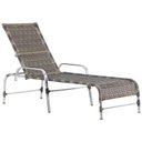 Ver imagem 2 de Kit 4 Cadeiras Vênus e Mesa Garden, 2 Espreguiçadeiras Catar e Mesa Emily para Jardim, Piscina Trama