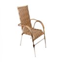 Ver imagem 6 de Kit 4 Cadeiras Vênus e Mesa Garden, 2 Espreguiçadeiras Catar e Mesa Emily para Jardim, Piscina Trama