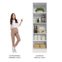 Ver imagem 5 de Paneleiro Armário de Cozinha 100% MDF 60 cm com Nichos Abertos Branco Acordes Madesa