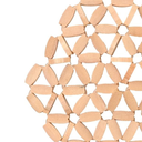 Ver imagem 3 de Conjunto Descansos de Panela Esteira Eco Kitchen Mimo Style em Bambu 16cm Resistente Ao Calor