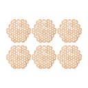 Ver imagem 1 de Conjunto Descansos de Panela Esteira Eco Kitchen Mimo Style em Bambu 16cm Resistente Ao Calor