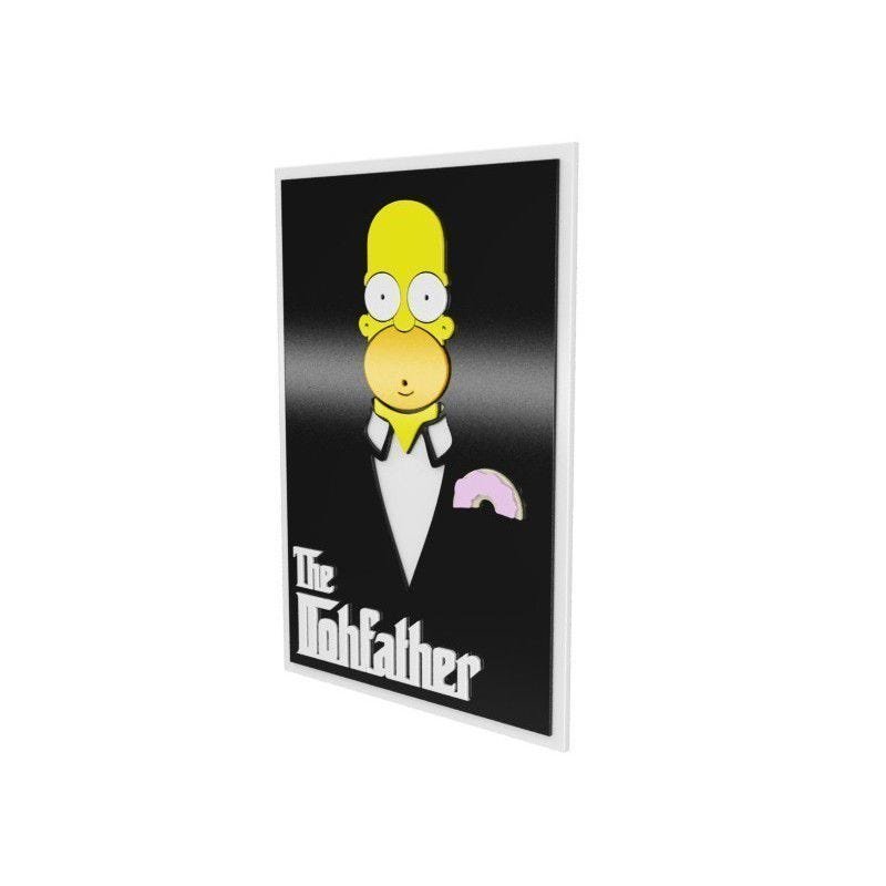 Quadro Homer Simpsons - The Dohfather - 2
