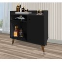 Ver imagem 1 de Cantinho do Café Madri Romar Móveis – Design Compacto Multiuso Preto