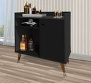 Ver imagem 1 de Cantinho do Café Madri Romar Móveis – Design Compacto Multiuso Preto