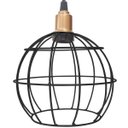 Ver imagem 4 de Lustre Pendente Aramado Triplo Globo Cabo Regulável Luminária Agp Ilumini Retro Globo Luxtpenar Cobr