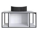 Ver imagem 4 de Gabinete Suspenso para Banheiro 80cm P1019 Branco com Cuba Berlin Preta