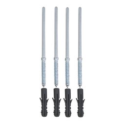 Kit 2 Prateleiras Porta Quadros 50 x 10cm Amarela Suporte Invisível - 6