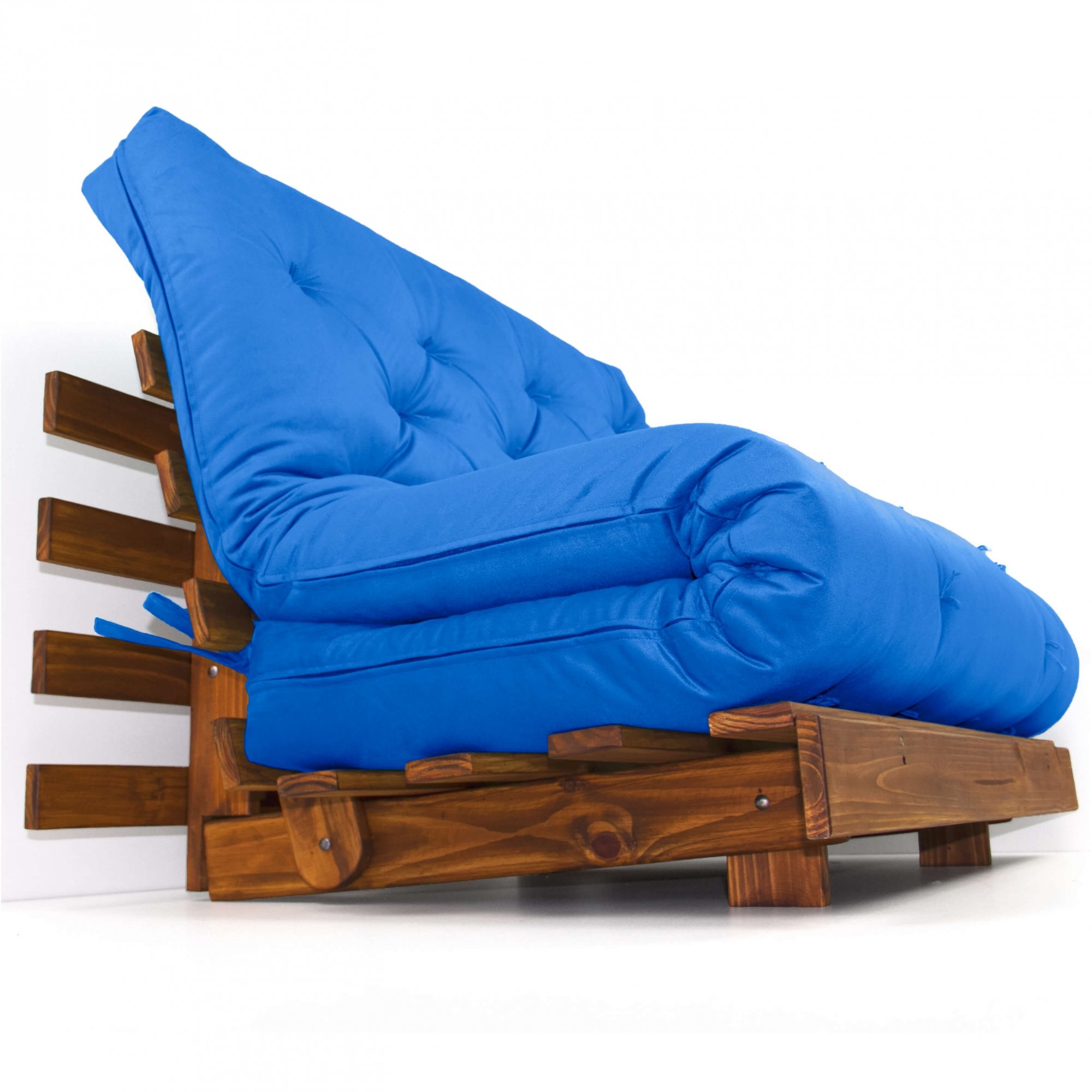 Sofá Cama Casal Futon Tokio Madeira Maciça Cor Imbuia é boa?
