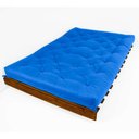 Ver imagem 2 de Sofá Cama Casal Futon Tokio Madeira Maciça Cor Imbuia