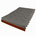 Ver imagem 6 de Sofá Cama Casal Futon Tokio Madeira Maciça Cor Imbuia