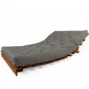 Ver imagem 5 de Sofá Cama Casal Futon Tokio Madeira Maciça Cor Imbuia