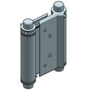 Ver imagem 2 de Dobradiça Vai e Vem 3 Polegadas Aço Inox Escovado Soprano