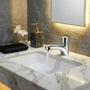 Ver imagem 6 de Torneira de Pressão para de Banheiro Lavabo Aço Inox Fc-140