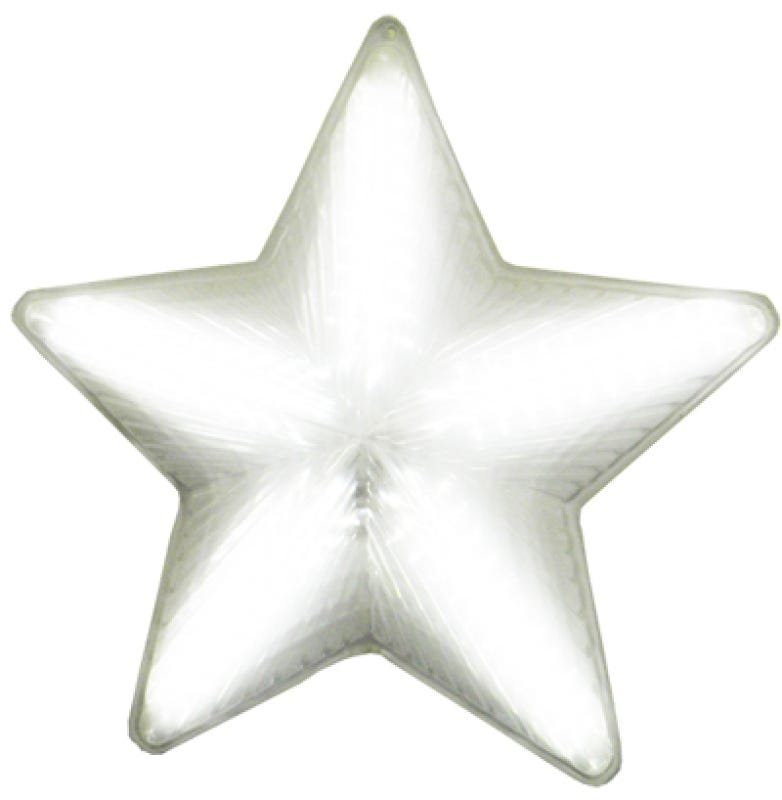 Estrela Pisca Pisca Ponteira De Natal Enfeite Natalino Led Branco (JA81124) - 1