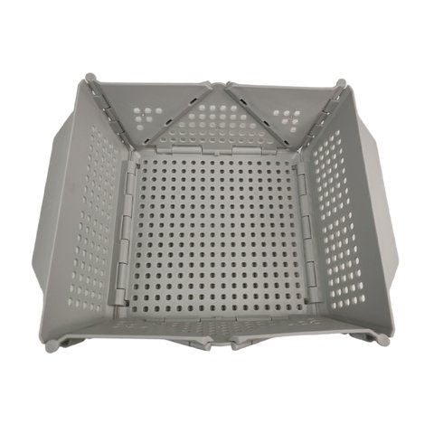 Cesta Secar Frutas Verduras Vegetais Dobravel Escoa Lava Alimentos Porta Objetos Organizador Cozinha