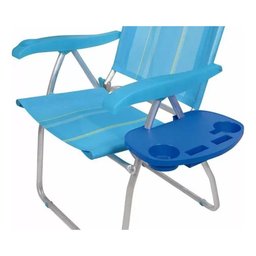 Mesa Portátil Cadeira de Praia + Saca-areia Guarda-sol - 3