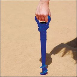 Mesa Portátil Cadeira de Praia + Saca-areia Guarda-sol - 5