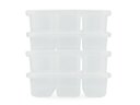 Ver imagem 1 de Kit 4 Potes Conservador de Alimentos Plástico Livre de BPA C/ 3 Divisórias Nitron 1,1L e Tampa P/ Pe