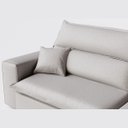 Ver imagem 3 de Sofá Atlanta Retrátil e Reclinável 2,90m em Chenille Bege - Home Mobily