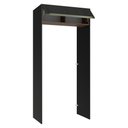Ver imagem 5 de Porta-geladeira 103 Cm 1 Porta Basculante Preto/rustic/preto Lux Madesa