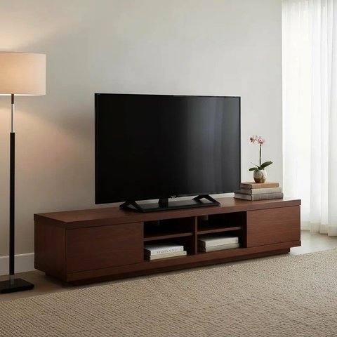 Suporte de Mesa Giratório 360° para Tv Preto