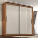 Ver imagem 2 de Guarda Roupa de Casal Trianon 2 Portas de Correr Cinamomo Areia Zanzini