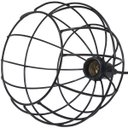 Ver imagem 5 de Lustre Pendente Aramado Duplo Globo Cabo Regulável Luminária Agp Ilumini Globo Luxdpenar Preto