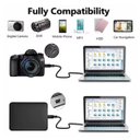 Ver imagem 3 de Cabo Usb Macho X Mini Usb 1,8m Tebera Kit com 4 Cabos Ideal