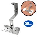 Ver imagem 2 de Estrutura Suporte Fixador Placa Painel Solar Alumínio e Inox Para Telha Cerâmica e Cimento | Perfil