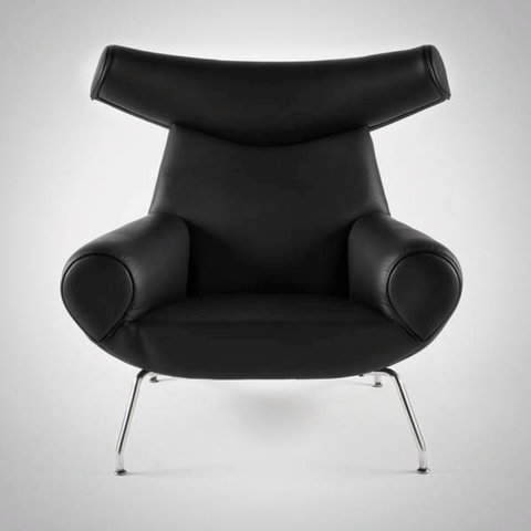 Poltrona Ox Aço Inox em Tecido e Couro Ecológico ou Natural Várias Cores - Artesian