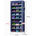 Ver imagem 3 de Sapateira com 9 Prateleiras para Organizar Calçados e Objeto