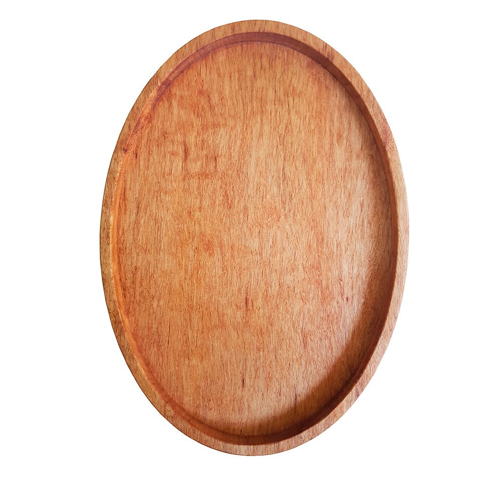 Gamela Petisqueira Oval Fine Wood 40cm X 20cm Feito de Madeira Maciça - 1
