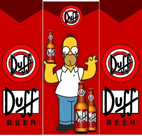 Magnete Cartoon Duff Beer Magnete Dei Simpson - Duffman Beer Company, Perfetto Per Frigorifero O Collezione Magnete Collezione Simpsons Duff Man - Foto 6