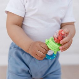 Porta-Frutinha em Silicone Buba Azul e Verde - 3