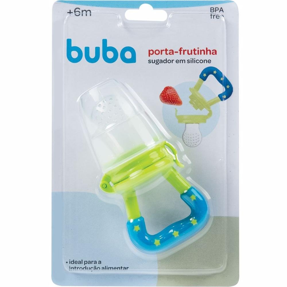 Porta-Frutinha em Silicone Buba Azul e Verde | MadeiraMadeira