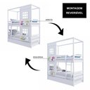 Ver imagem 5 de Treliche Infantil Casinha Reta com 02 Janelas Madeira Maciça Branco Megamobília 199,4cm